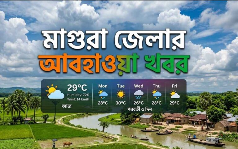 মাগুরা জেলার আবহাওয়া খবর ও পূর্বাভাস