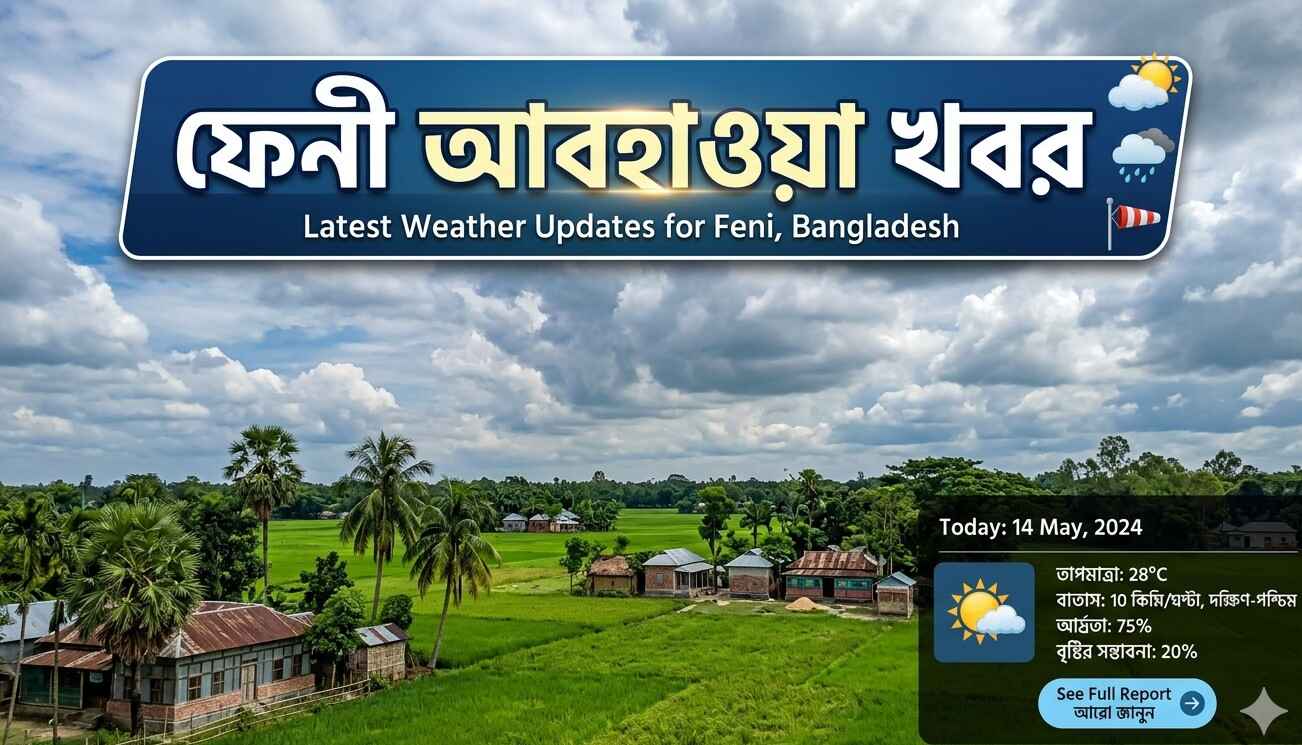আবহাওয়া ফেনী পূর্বাভাস এবং খবর (Feni Weather)
