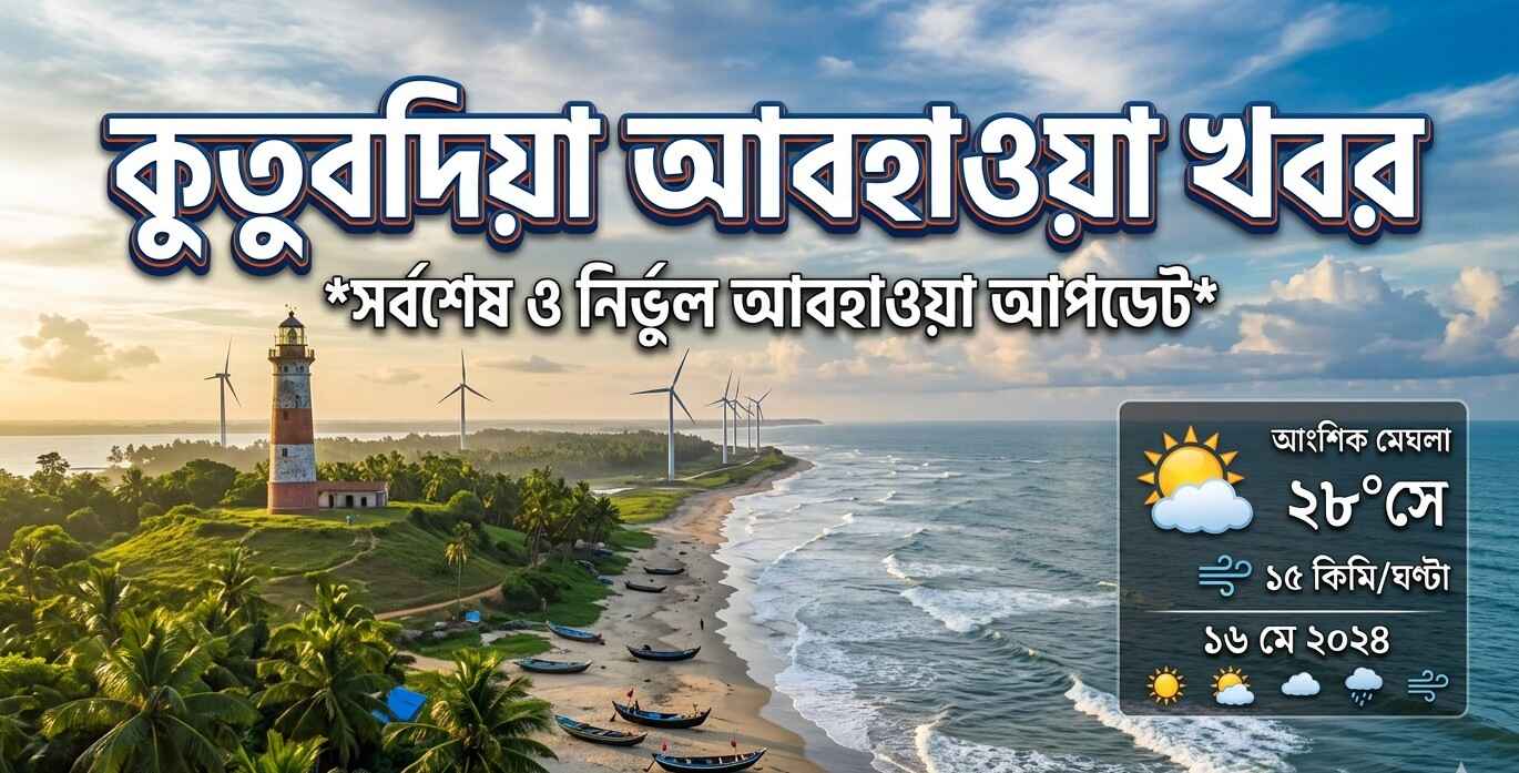 কুতুবদিয়া আবহাওয়া খবর (Kutubdia Weather)