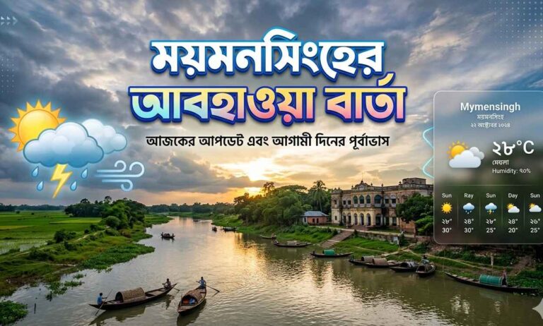 ময়মনসিংহের আবহাওয়া বার্তা (Weather Mymensingh Today)