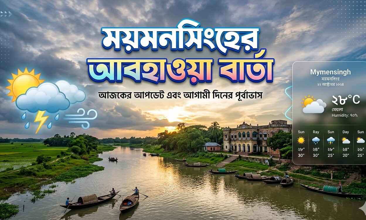 ময়মনসিংহের আবহাওয়া বার্তা (Weather Mymensingh Today)