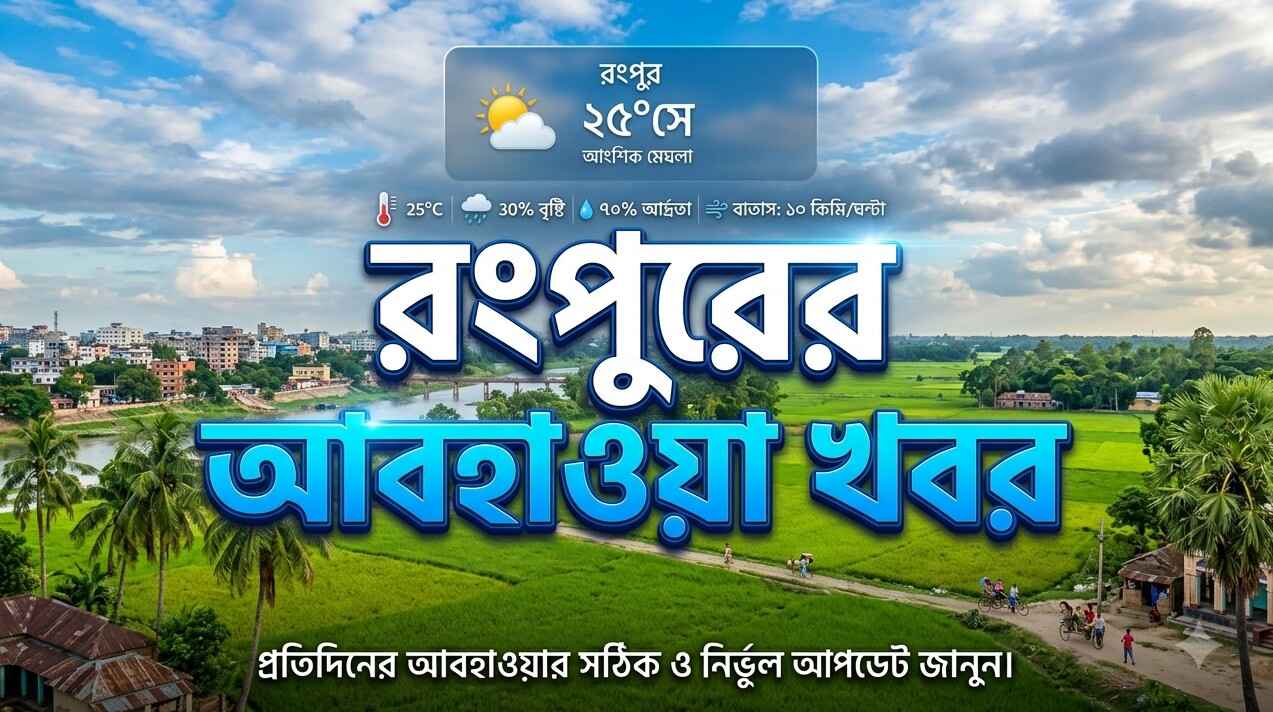 রংপুরের আবহাওয়া খবর (Rangpur Weather Today)