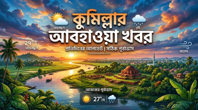 কুমিল্লার আবহাওয়া খবর ও পূর্বাভাস, Comilla Weather Today
